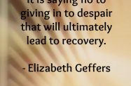Saying "No" to Giving In to Despair | Libero Magazine