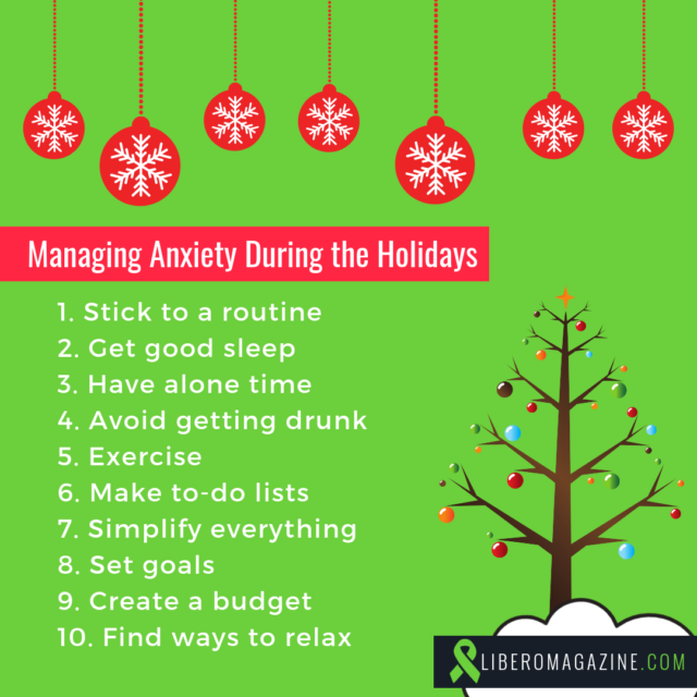 10 Tips For Managing Anxiety During The Holiday Season - Libero Magazine