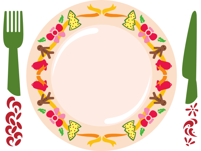 Supporting Someone in Eating Disorder Recovery at Your Holiday Gathering - image of festive plate